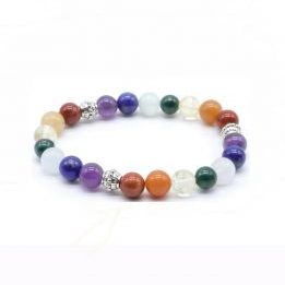 Pulsera 8mm 7 Chakras Premium 1 mezcla